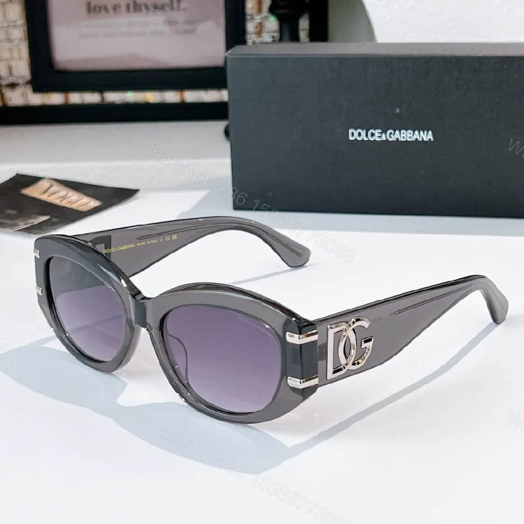 View 2 of Bold White Frame Sunglasses with Gold Hardware – Luxe Gradient Lenses