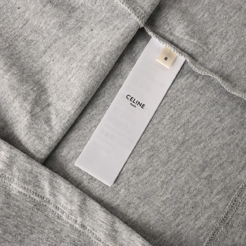View 2 of Grey Cotton Jersey Casual Arched Text Graphic T-Shirt