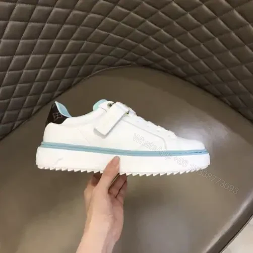 View 2 of LOUIS VUITTON TIME OUT SNEAKER IN WHITE AND BLUE – LSVT365