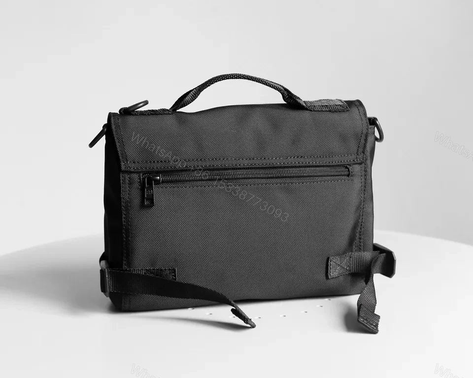 View 5 of Matte Balenciaga Nylon Crossbody: Luxury Utility Bag