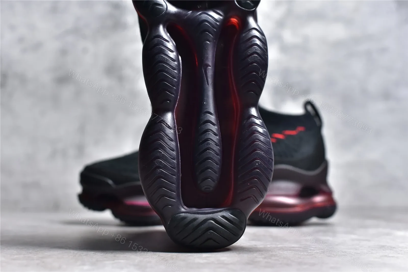 View 8 of Nike Air Max Scorpion FK Black University Red Reps