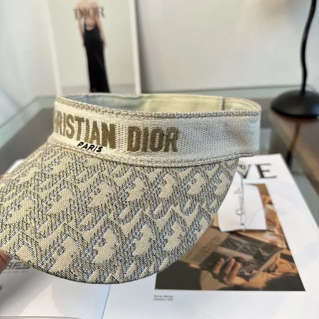 View 8 of Beige Monogram Visor — Luxe Streetwear Cap