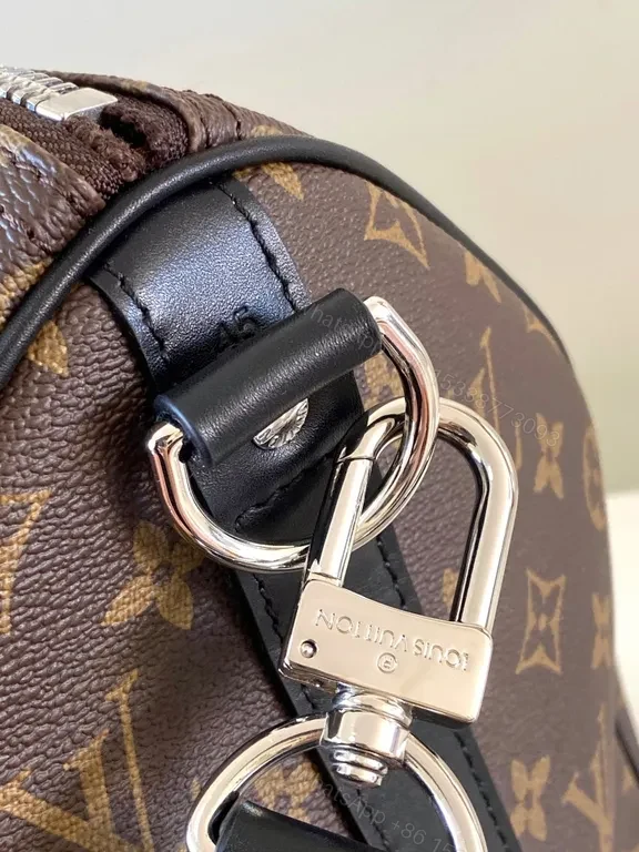 View 9 of Monogram City Carryall: Luxe LV Canvas Travel Duffle