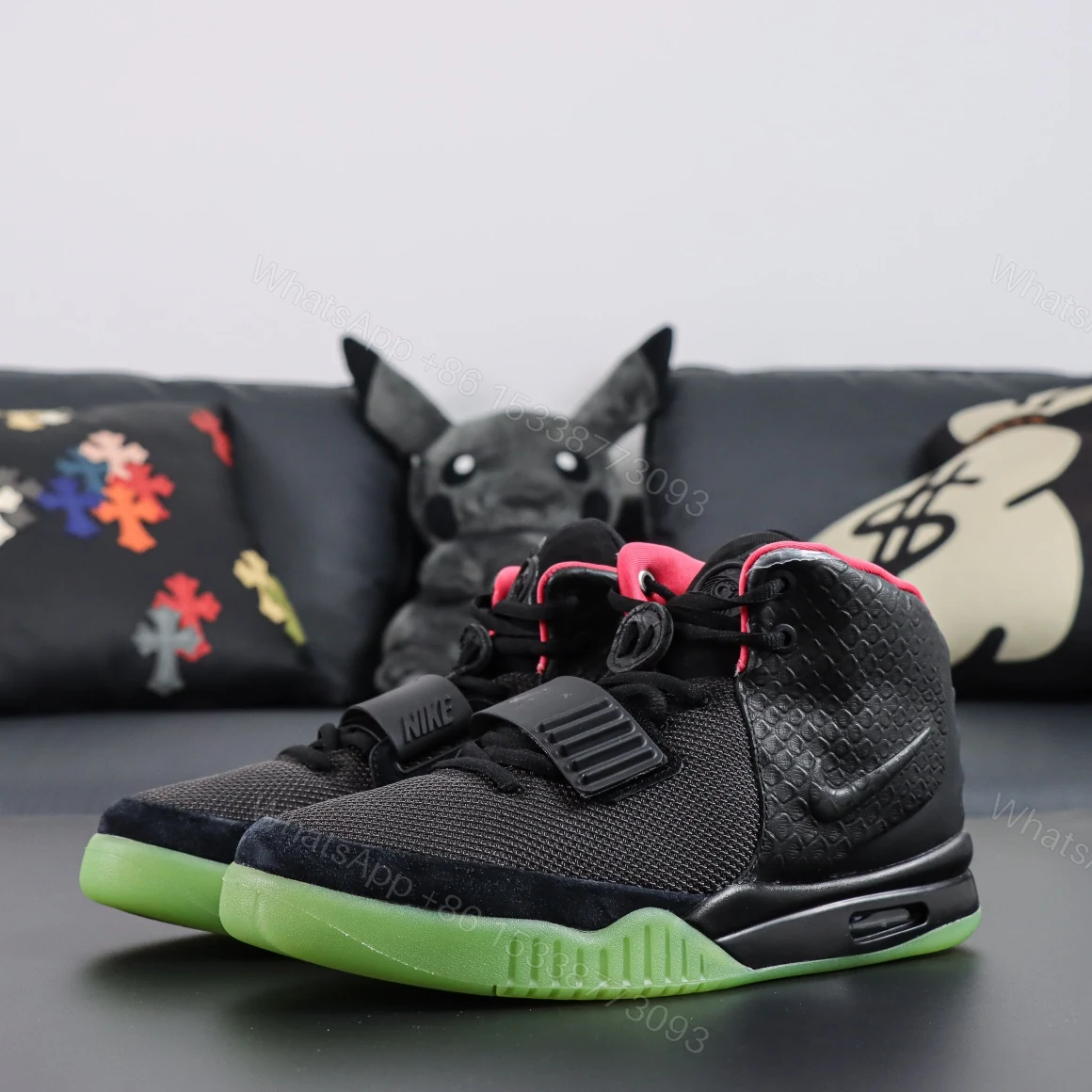 View 9 of Nike Air Yeezy 2 Solar Red Reps