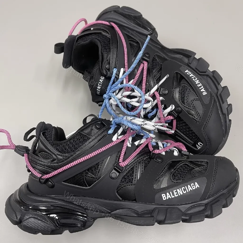 View 9 of Bold Textured Sneakers: Multi-Tone Luxury Streetwear Sneaker
