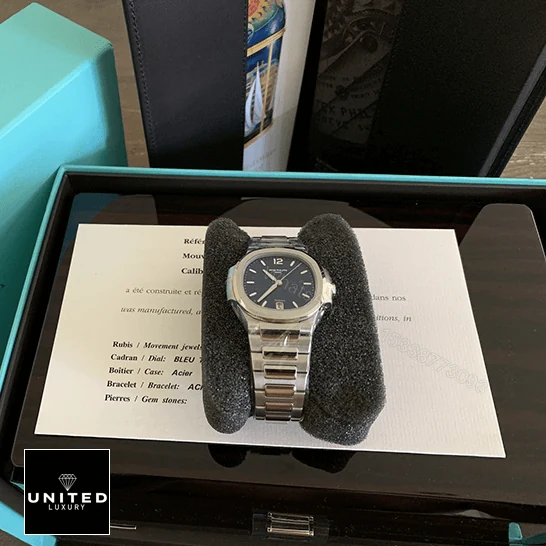 View 8 of Patek Philippe Nautilus Ladies Blue Replica