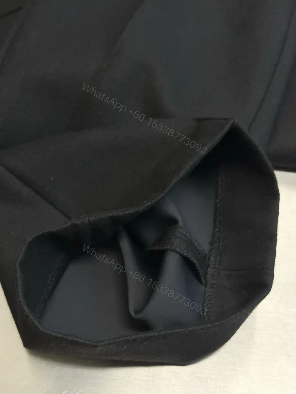 View 3 of Minimalist Tailored Trousers: Subtle LV Monogram Detail