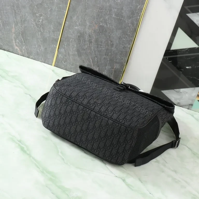 View 8 of Structured Pattern Backpack with Secure Flap Closure