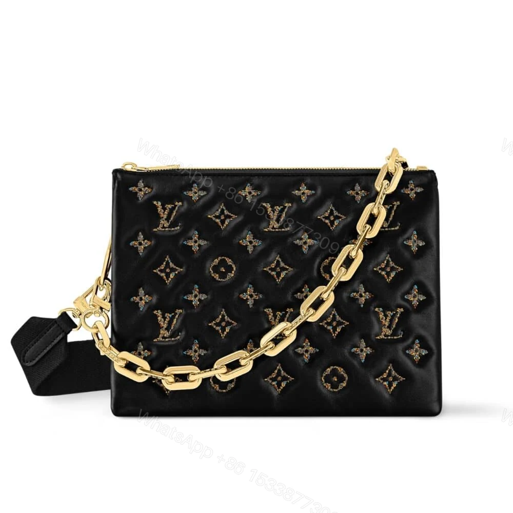 Louis Vuitton Coussin PM Black Gold 26Cm M12448 — view 1