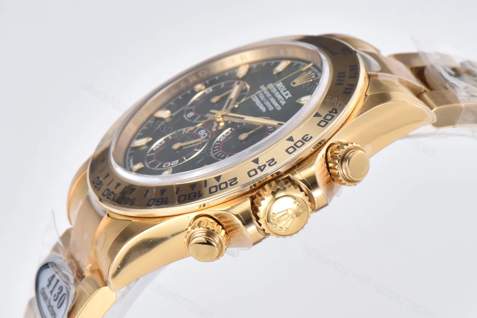 View 3 of WF Factory Clean Factory Clean Rolex Daytona Green Gold Watch