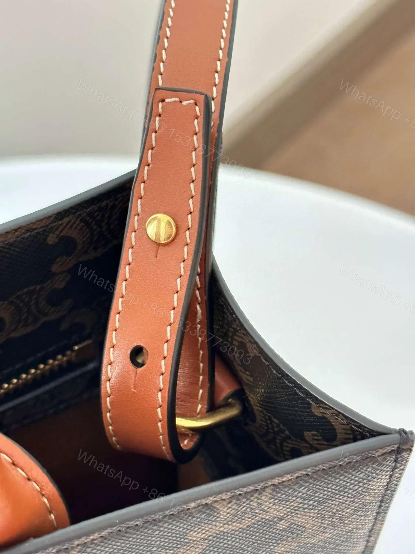 View 6 of Celine Tote Triomphe Canvas Super Quality Handbag 28x32cm