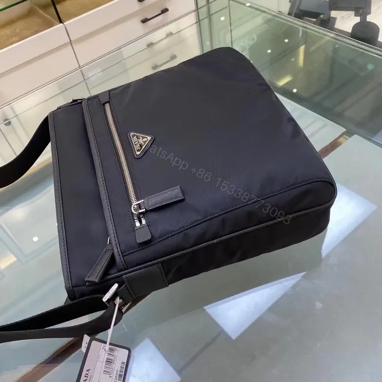 View 8 of Water-Res nylon Crossbody: Prada-Inspired, Quiet Luxury Bag