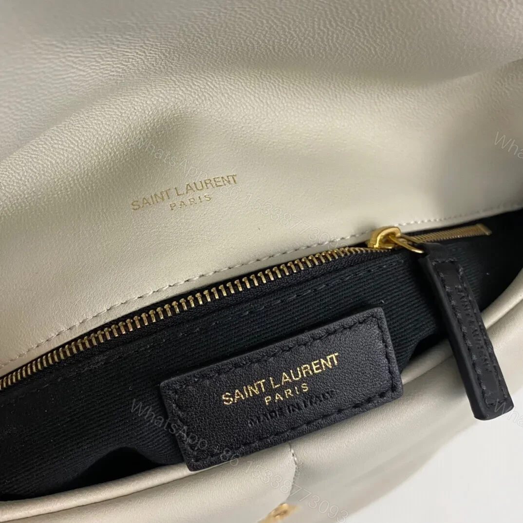 View 8 of Saint Laurent Loulou Small Quilted Puffer Bag ‘All Colour Available’