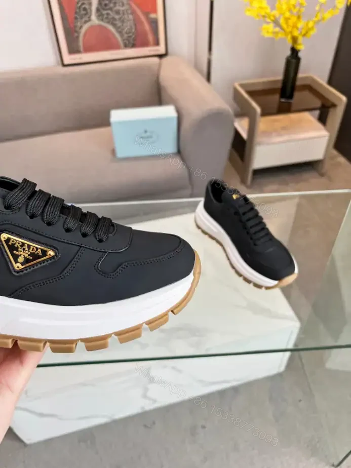 View 5 of PRAX 01 DELAVÉ SUEDE AND RE-NYLON SNEAKERS – PRD047