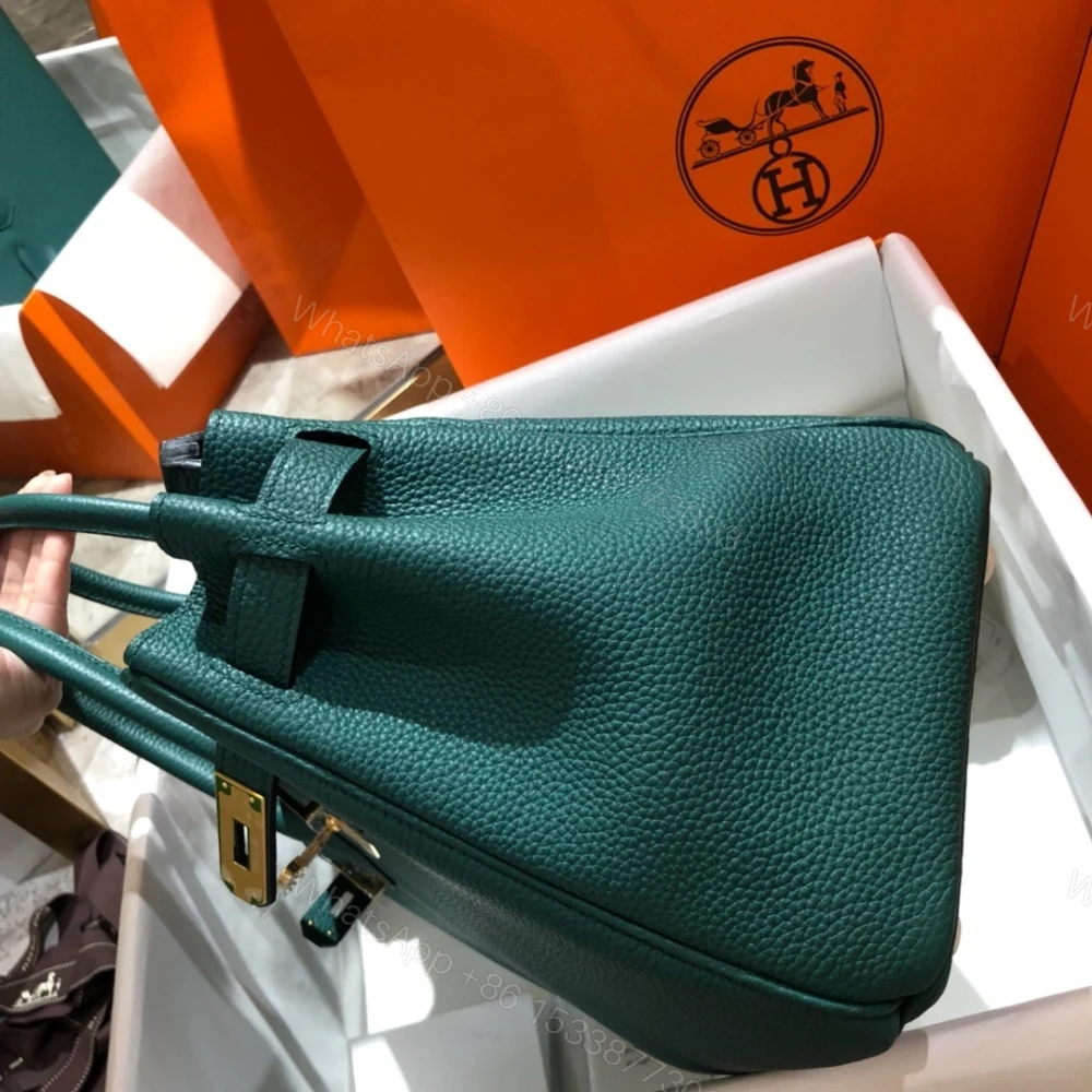 View 5 of Hermes Birkin 25 Bag Togo Malachite 25Cm