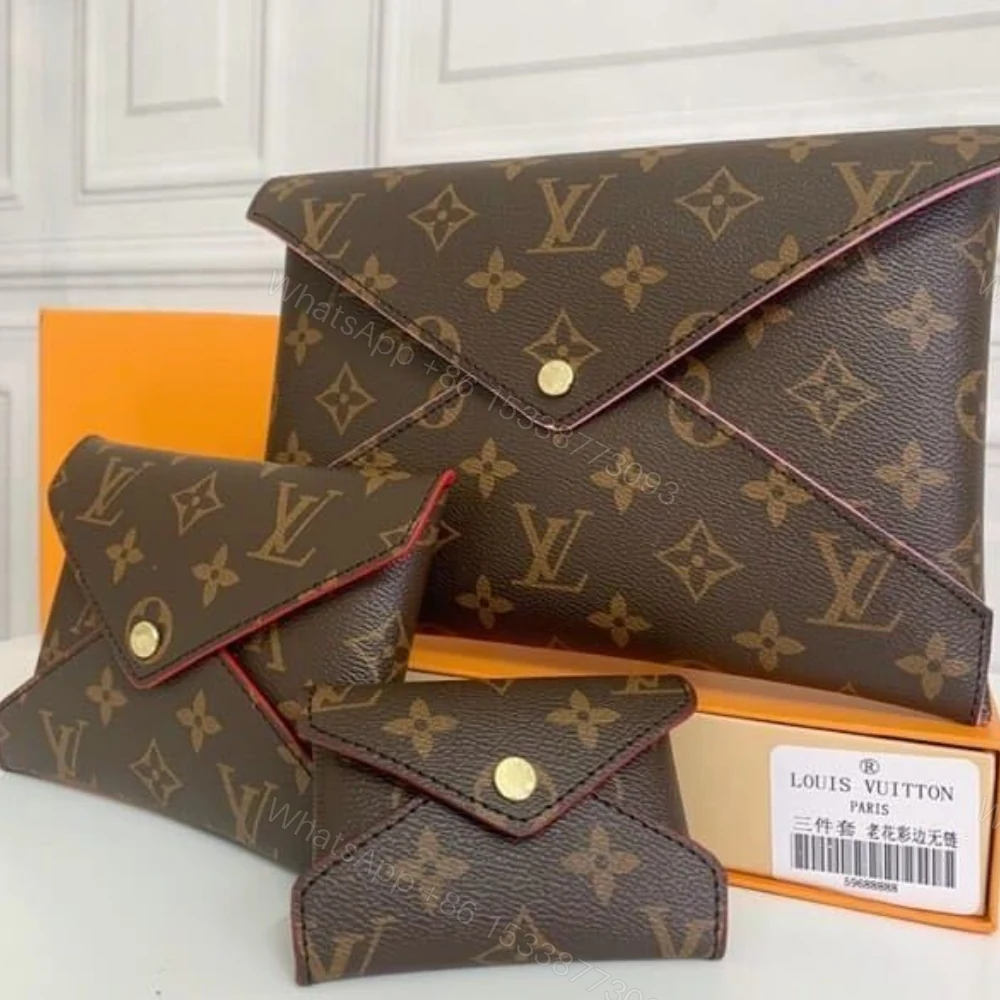 View 3 of Louis Vuitton Kirigami Pochette Monogram Brown 23cm M62034