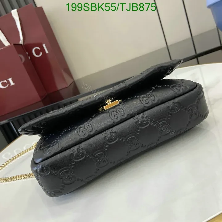 View 72 of Gucci Rosso Ancora Red Leather Mini Top Handle Bag HG258
