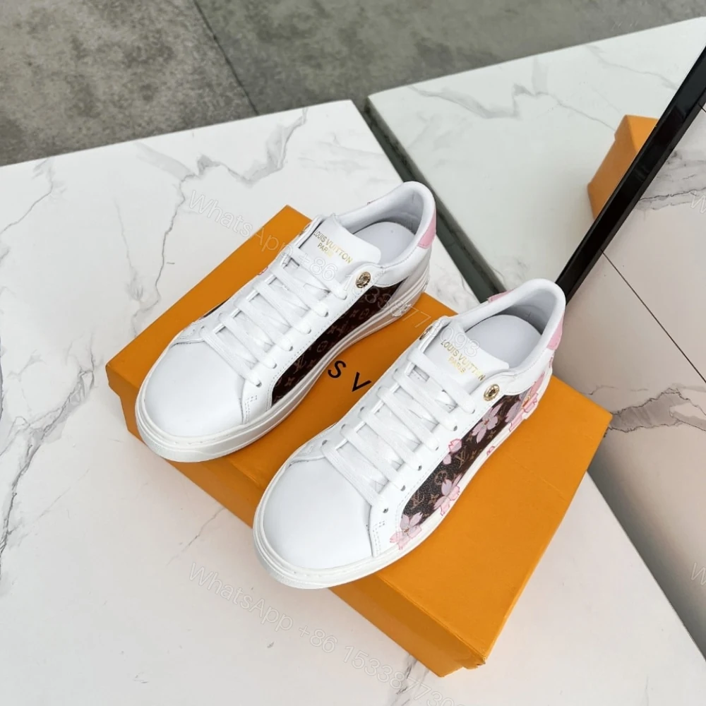 View 3 of Louis Vuitton X Takashi Murakami Time Out Sneaker White 1AGWOL