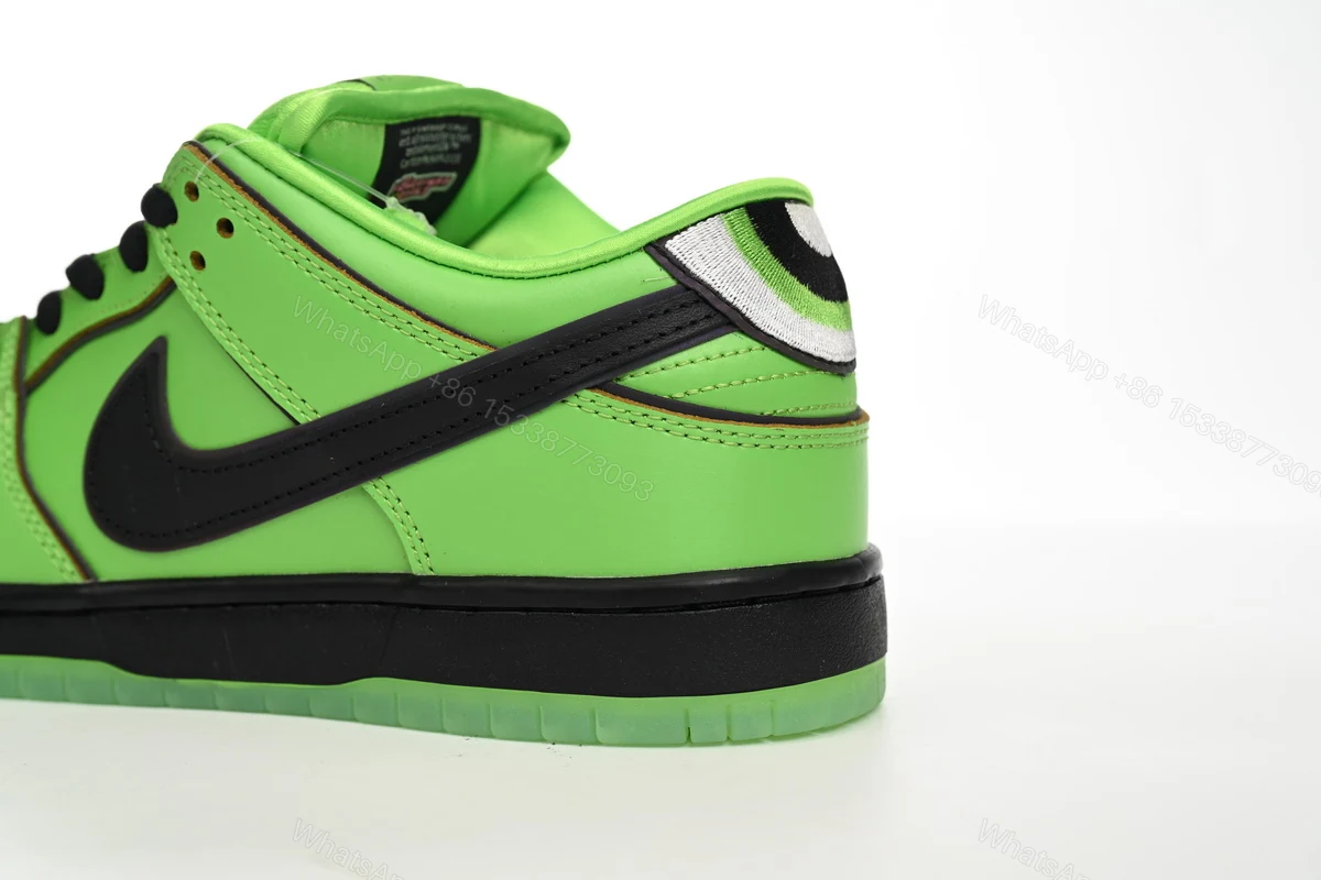 View 8 of The Powerpuff Girls x Nike SB Dunk Low “Buttercup” FZ8319-300