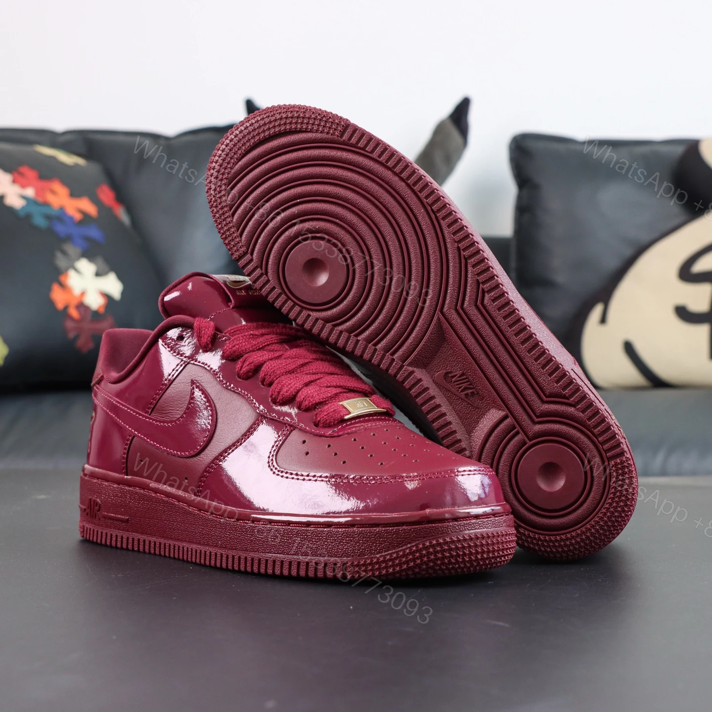 View 3 of Central Cee x Nike Air Force 1 Low “Dark Beetroot