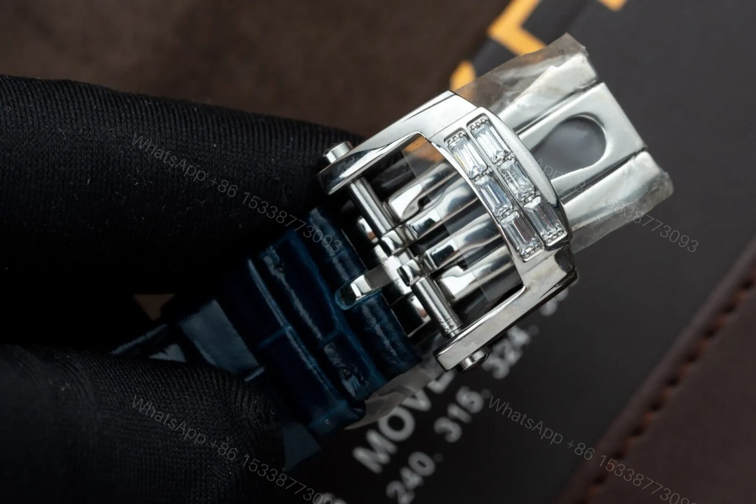 View 7 of Replica Patek Philippe Nautilus White Gold Blue Dial 40mm