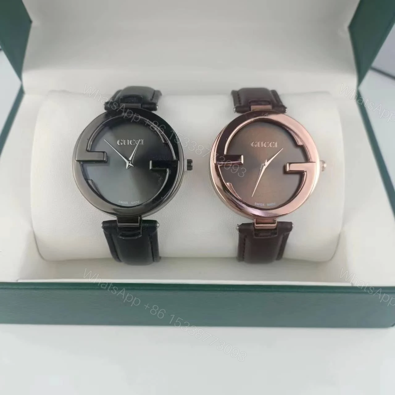 View 2 of Gucci Interlocking Watch Black Dial 29Mm