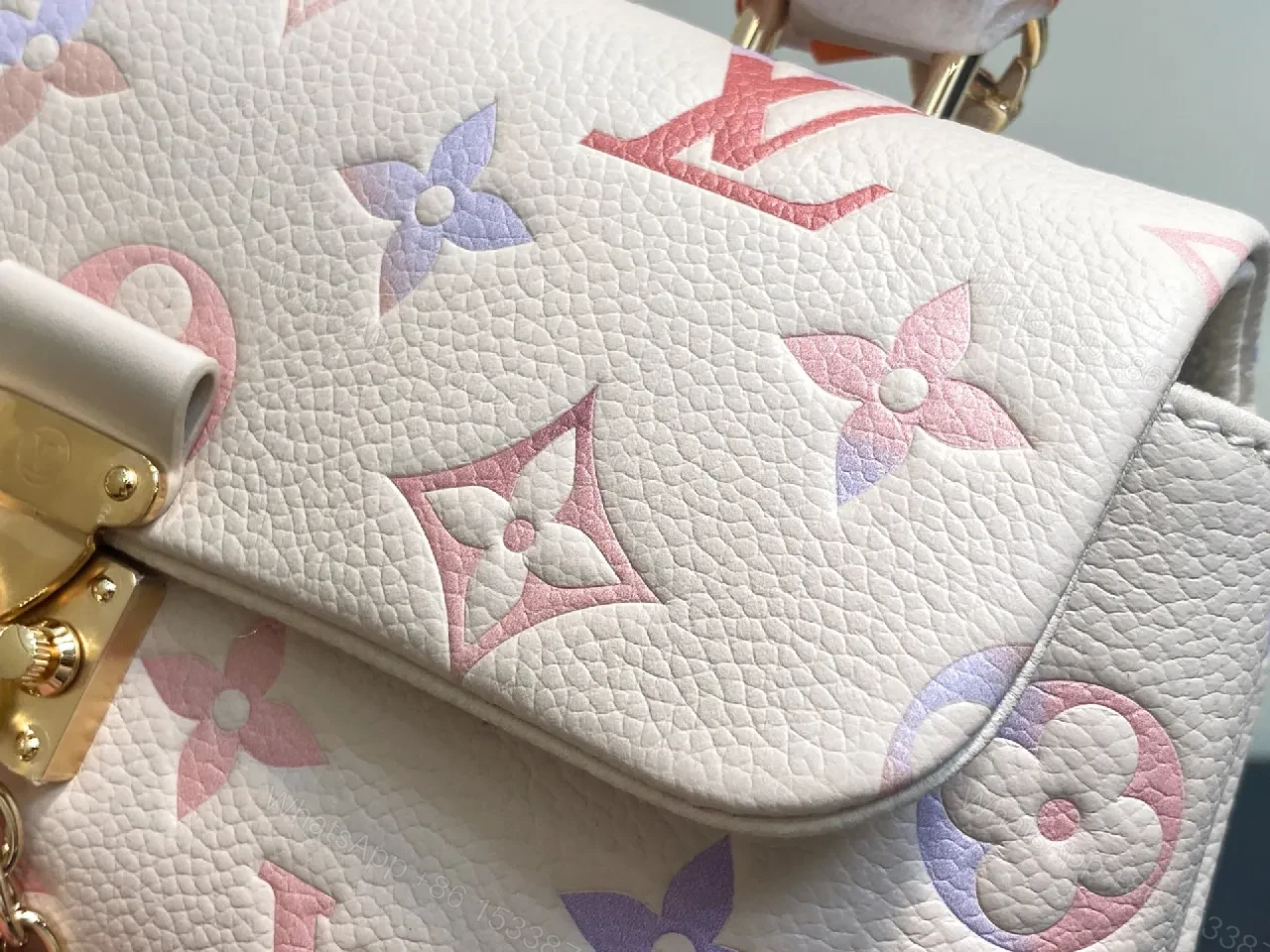 View 9 of Pastel Monogram Crossbody Bag: Luxe, Convertible & Compact