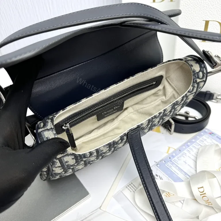 View 4 of Chic City Saddle Bag: Monogramed Teardrop Luxury Bag