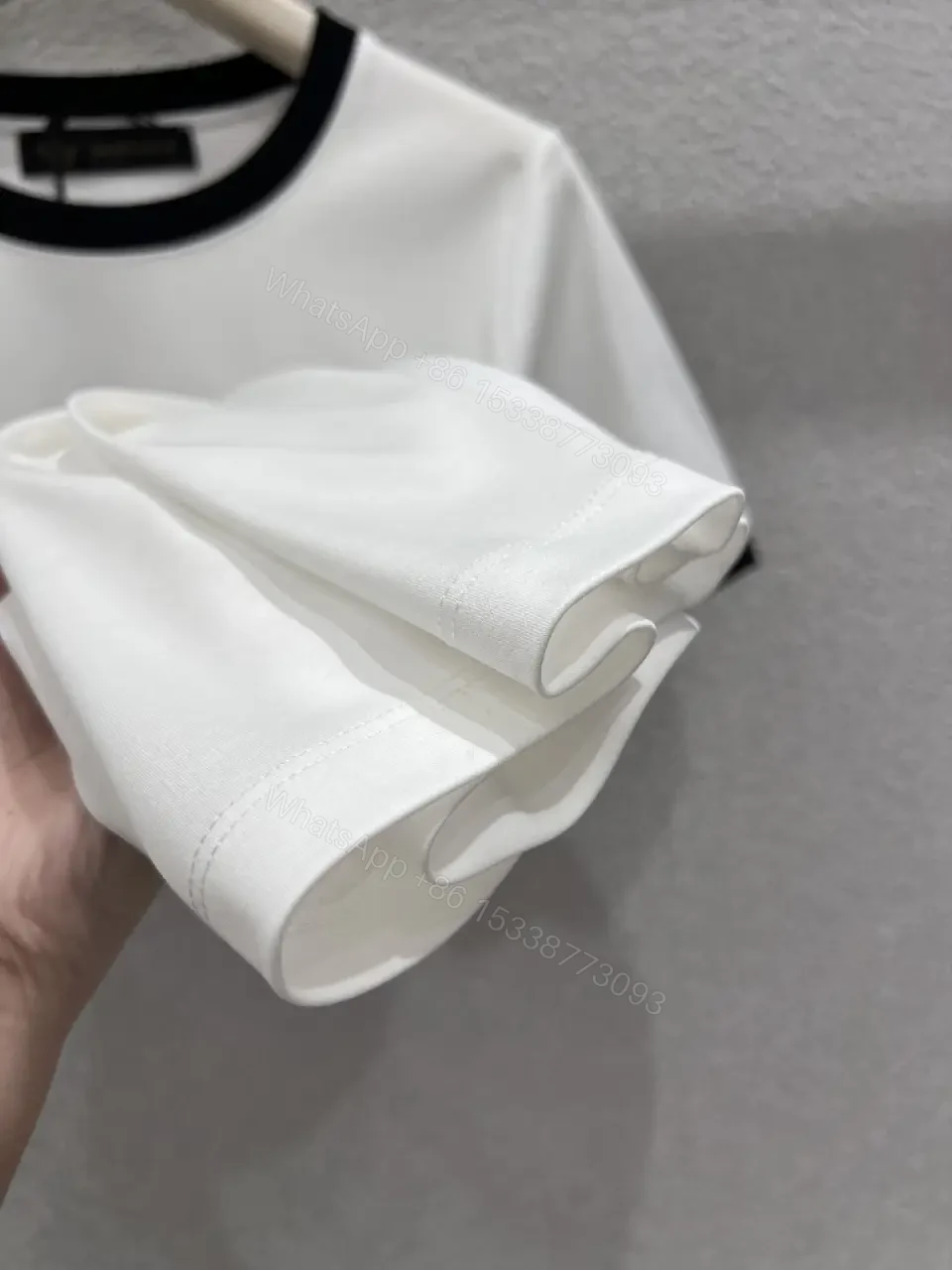 View 8 of Monochrome Versace Tee: Elevated Everyday Comfort