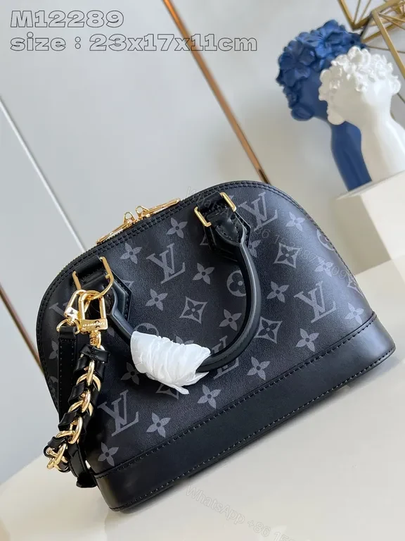 View 5 of Chic Monogram Bowler: Modern Luxury Compact Bag