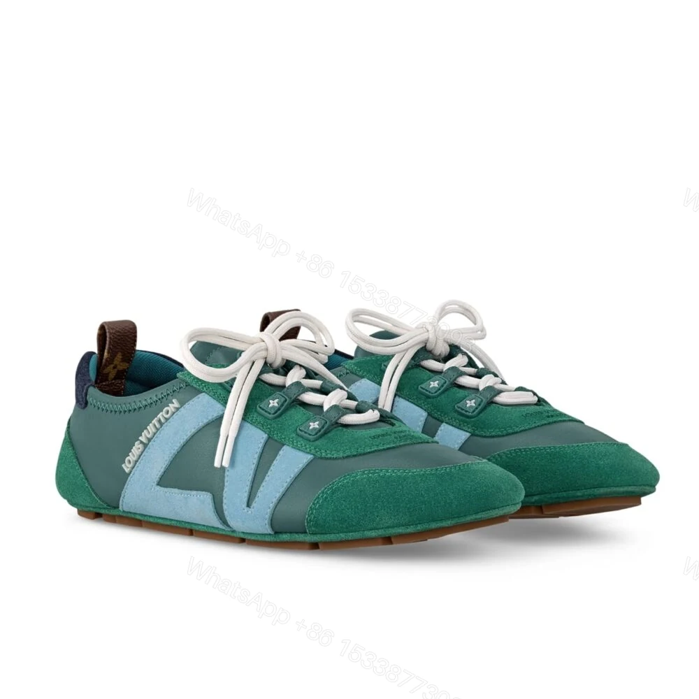 Louis Vuitton LV Sneakerina Green 1AHNDY — view 1