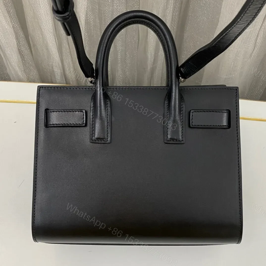 View 4 of Ysl Nano Sac De Jour Black Smooth Leather Gold-tone Metal