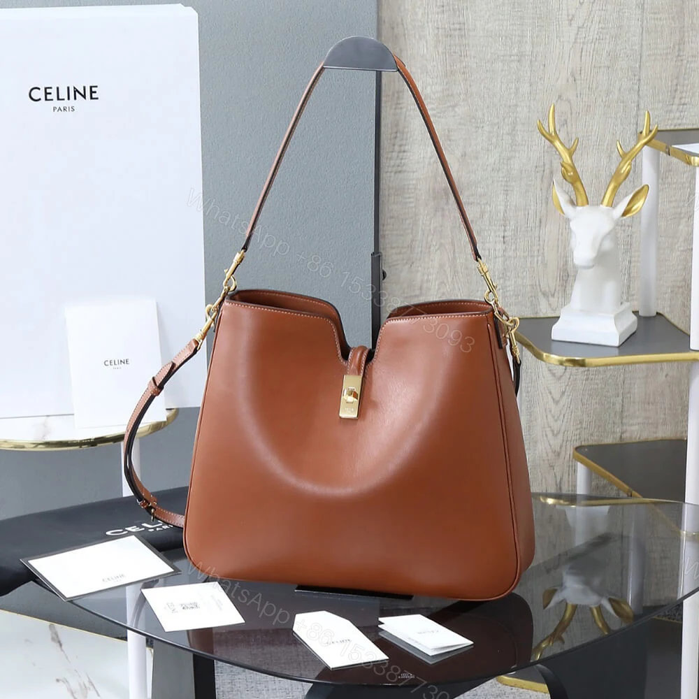 View 2 of CELINE MEDIUM CAMILLE 16 SOFT BAG IN SMOOTH CALFSKIN