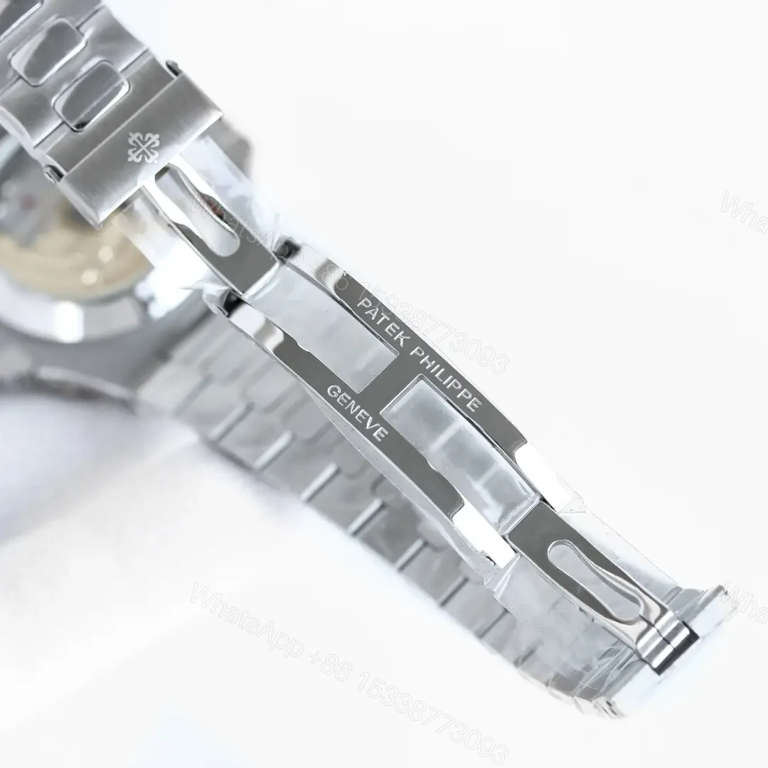 View 8 of Patek Philippe Super Clone Nautilus 5726 Black Dial Steel Bracelet Premium 40MM PATEK-NAUT5726-GRY40