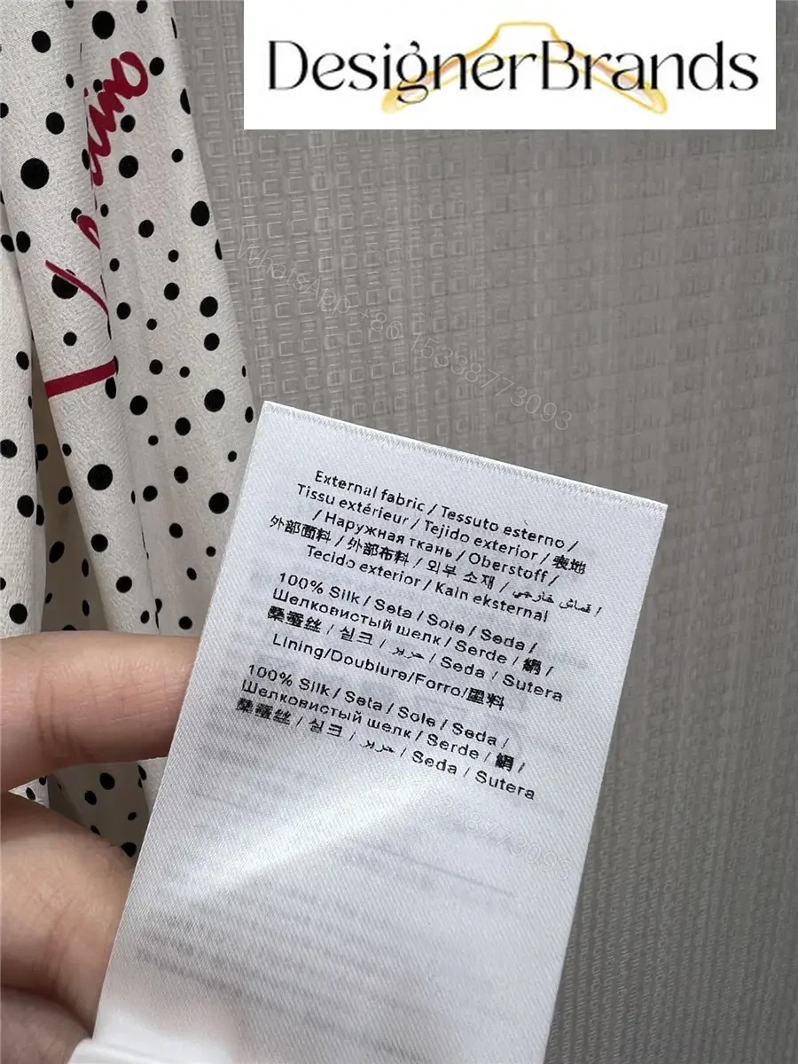 View 9 of Valentino Plus De Pois Crepe De Chine Bubble Shirt