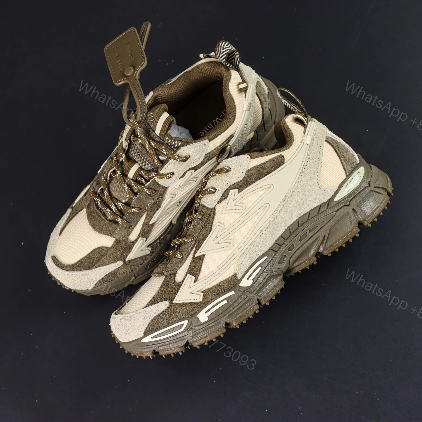 View 8 of Off White Be Right Back Beige Brown Reps