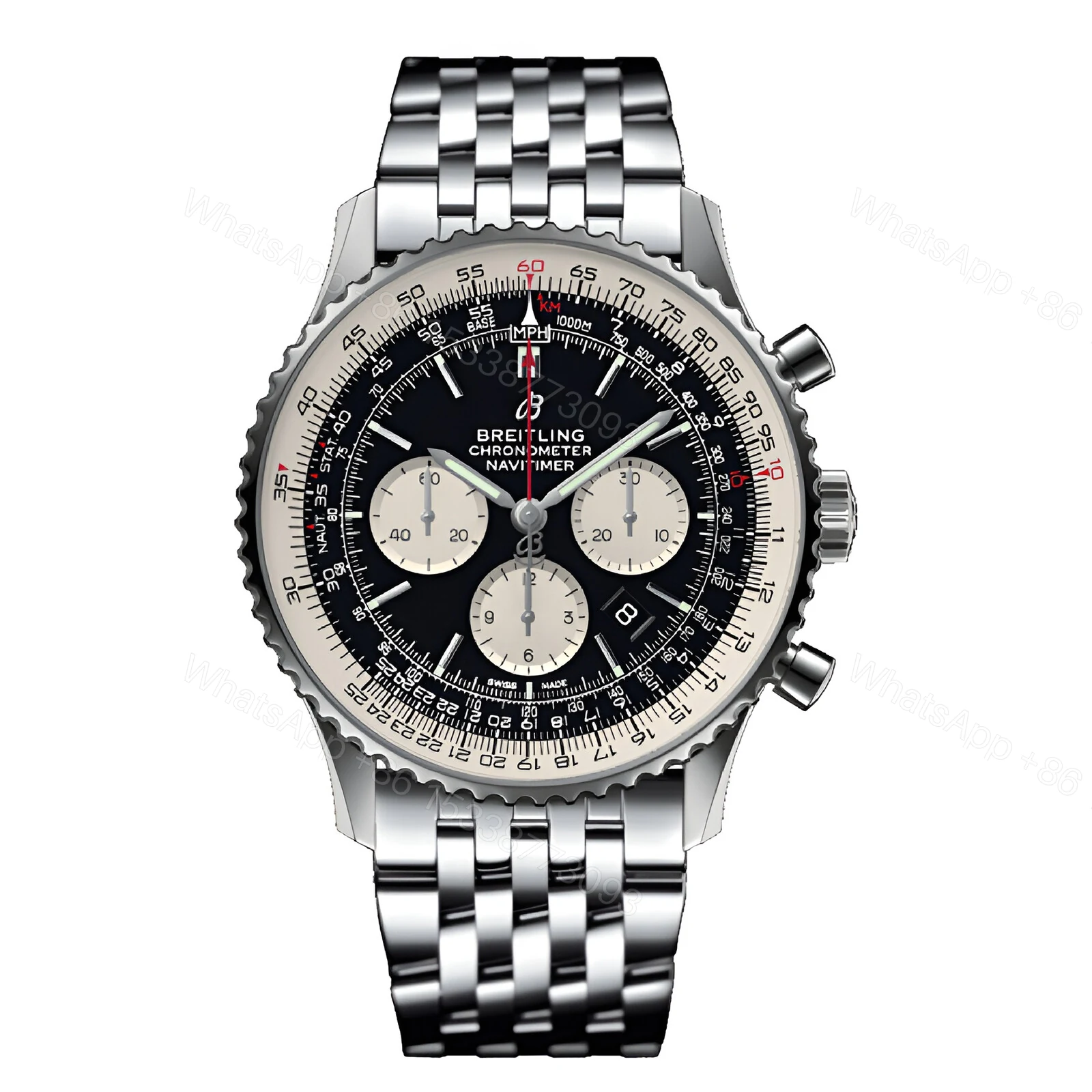 Breitling Navitimer B01 Black Replica — view 1