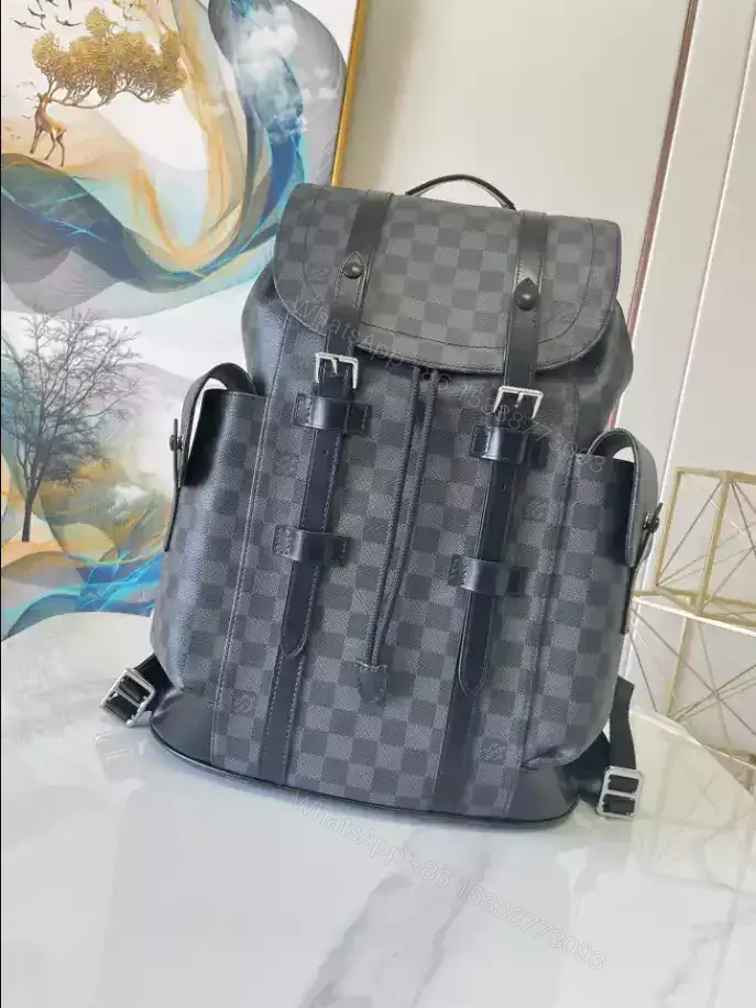 View 2 of LOUIS VUITTON CHRISTOPHER PM DAMIER GRAPHITE CANVAS – LBV389