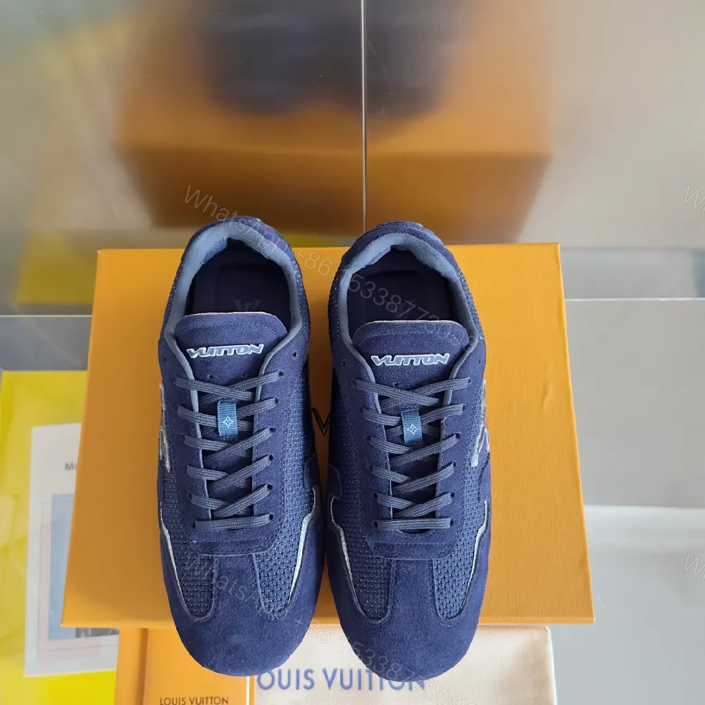 View 6 of Lightweight Mesh & Suede Luxe Sneakers with Subtle Detail