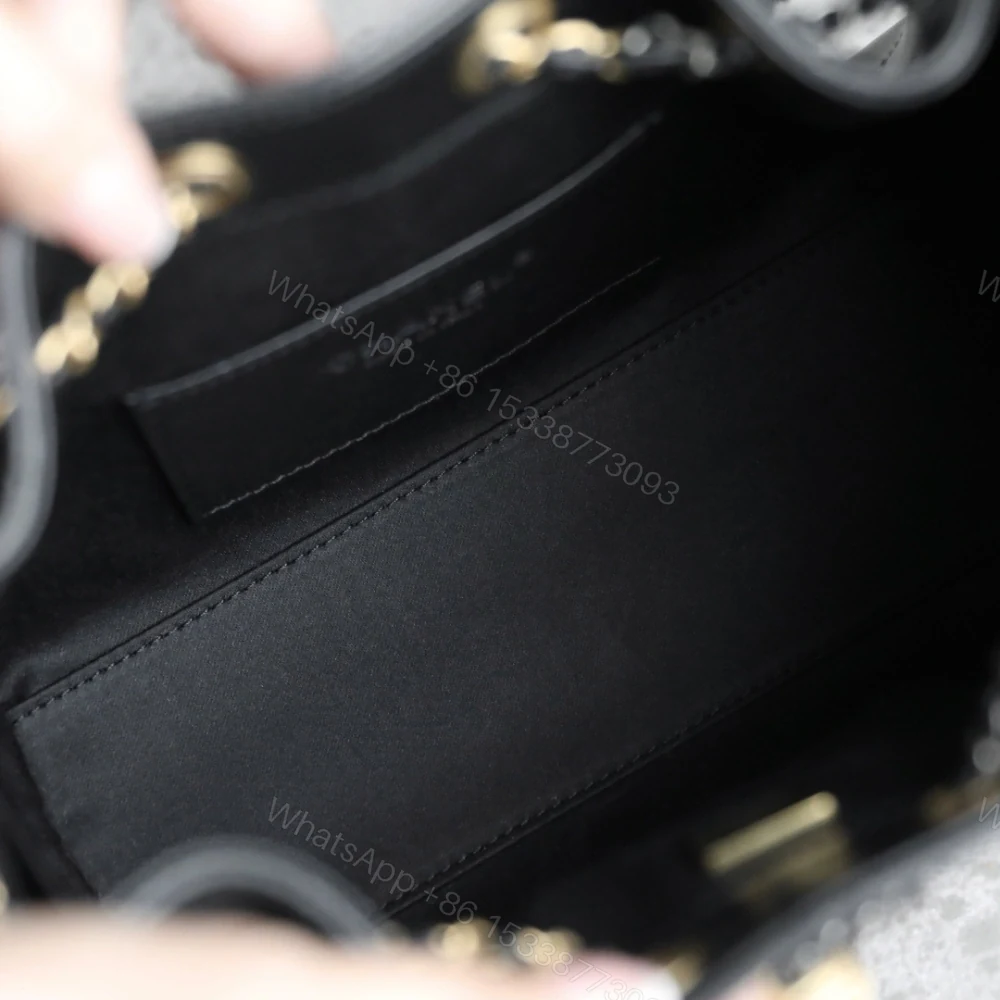 View 6 of 高仿Chanel*26C/25Bag系列AS5631鴛鴦皮穿鏈手袋Mini黑色免檢版