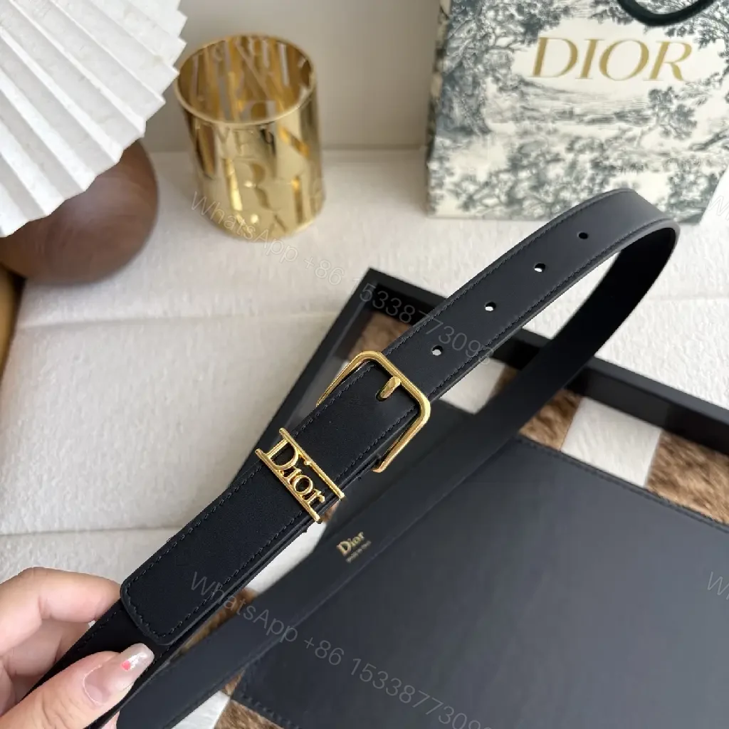 View 2 of Black Leather Clutch Bag - Gold Buckle Strap, Matte Finish