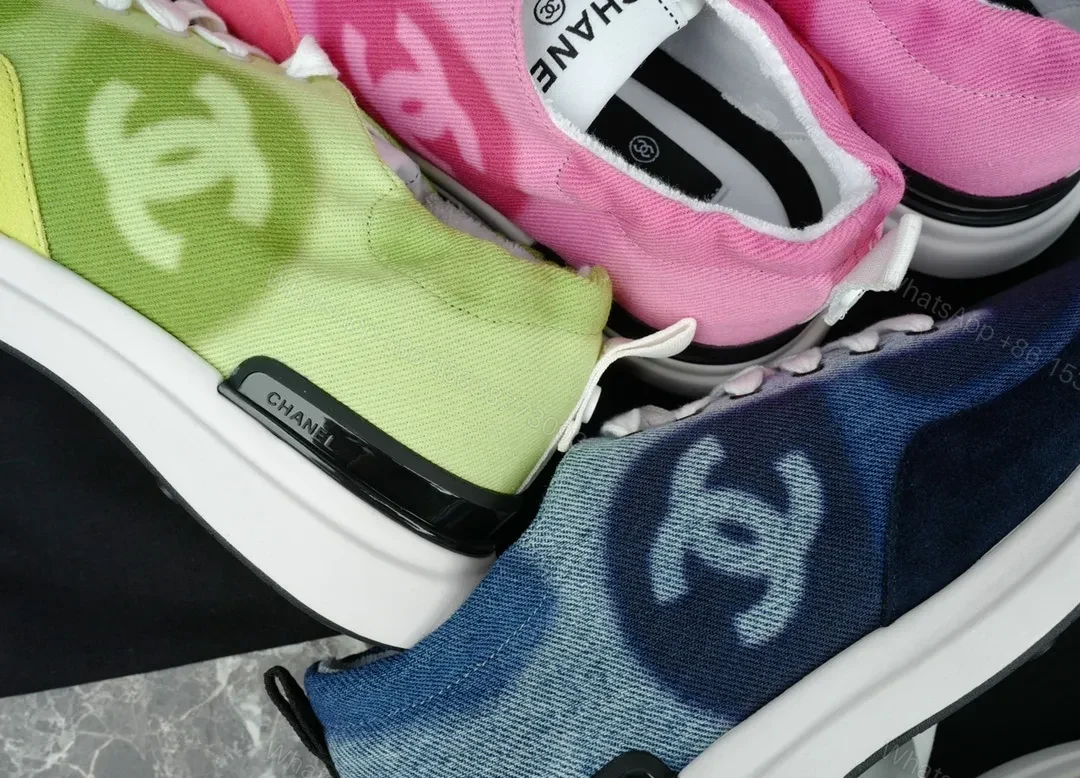 View 8 of Pink Gradient Knit Sneaker: Lux Comfort, Signature Accents