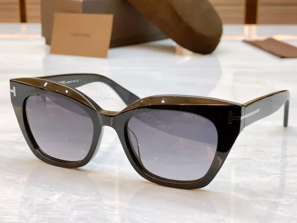 View 8 of Tom Ford Cat-Eye Sunglasses â€“ Premium Acetate, Gradient UV