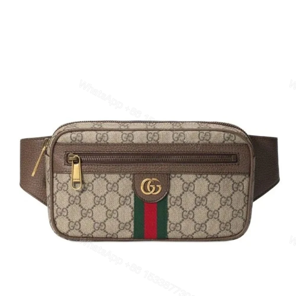 Gucci GG Ophidia Belt Bag Brown 24Cm — view 1