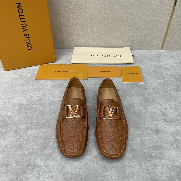View 9 of Brown Monogram Leather Loafer â€“ All-Day Comfort