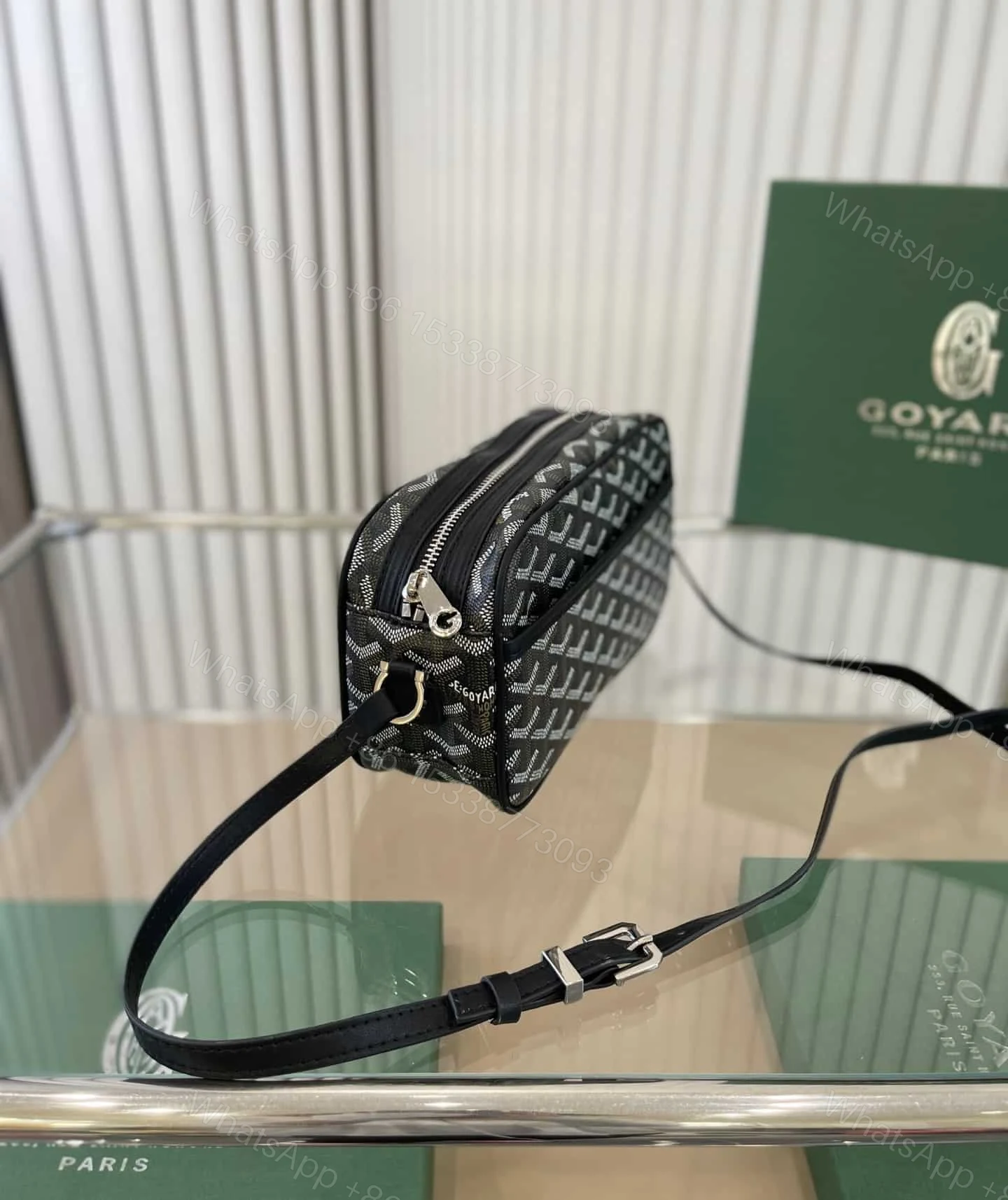 View 5 of GOYARD CAP VERT PM BAG BLACK 22CM CAPVE2PMLTY01CL01P