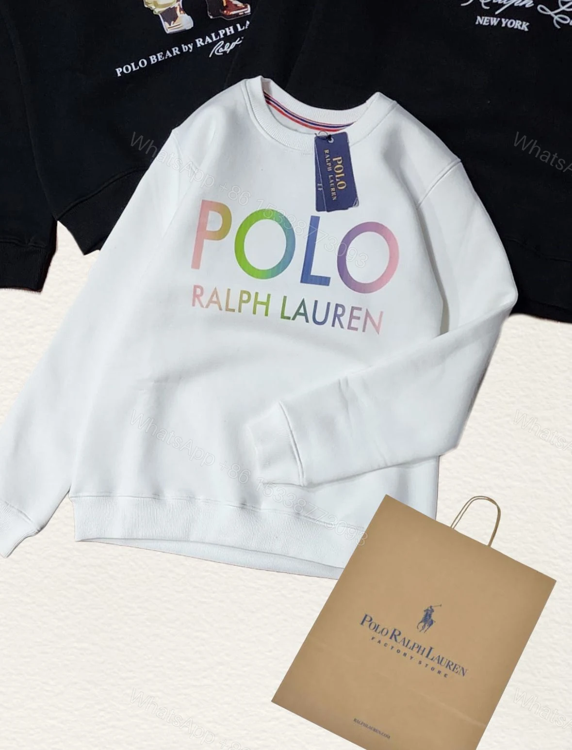 View 6 of FIRST COPY RALPH EXCLUSIVE ROUND NECK SWEATSHIRT FOR LADIES