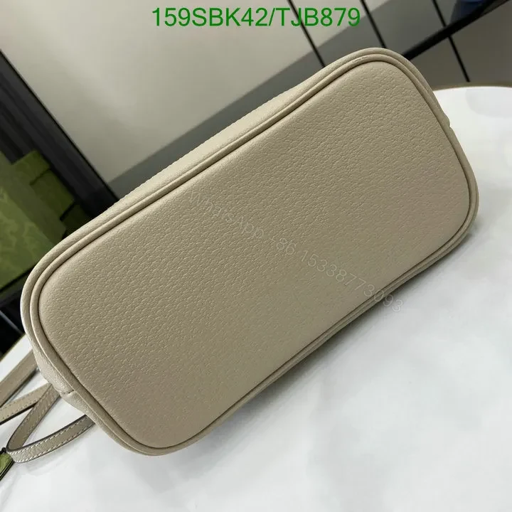 View 24 of Gucci Dusty Pink GG Supreme Canvas and Leather Mini Tote Bag ML75396