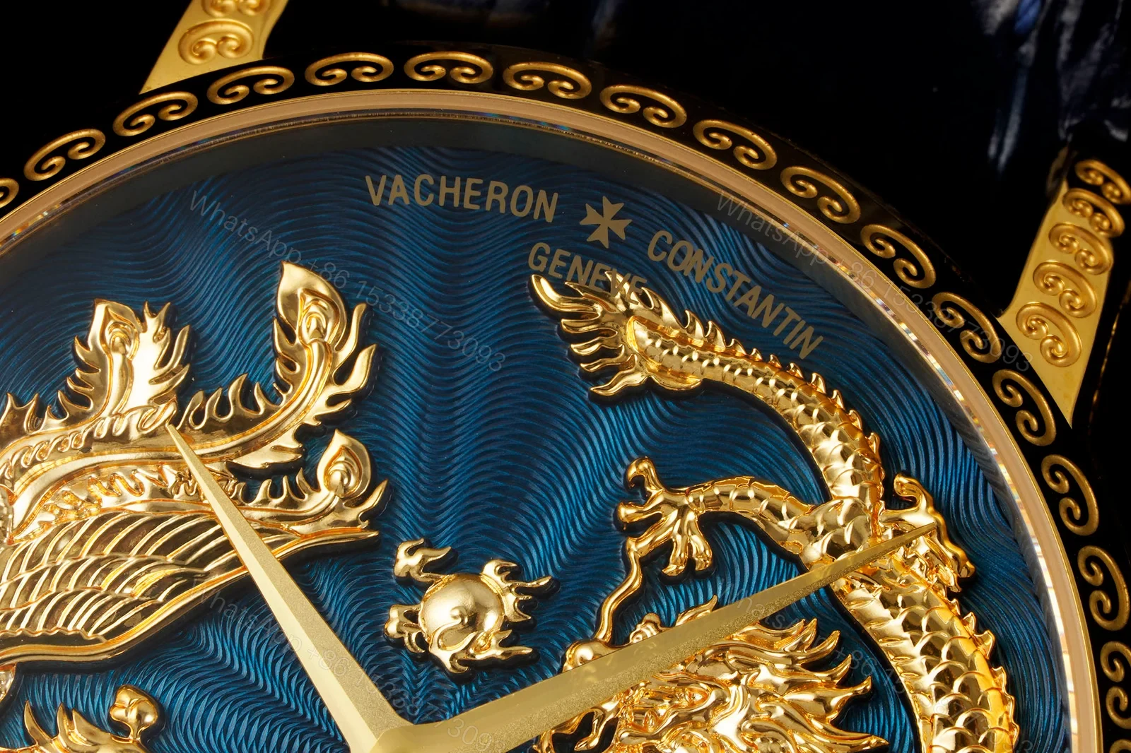 View 4 of Vacheron Constantin Traditionnelle Tourbillon Dragon Phoenix Engraved Dial 41mm Rose Gold Edition RG-VC-TRADITIONNELLE-DRAGON-PHOENIX-RG-41