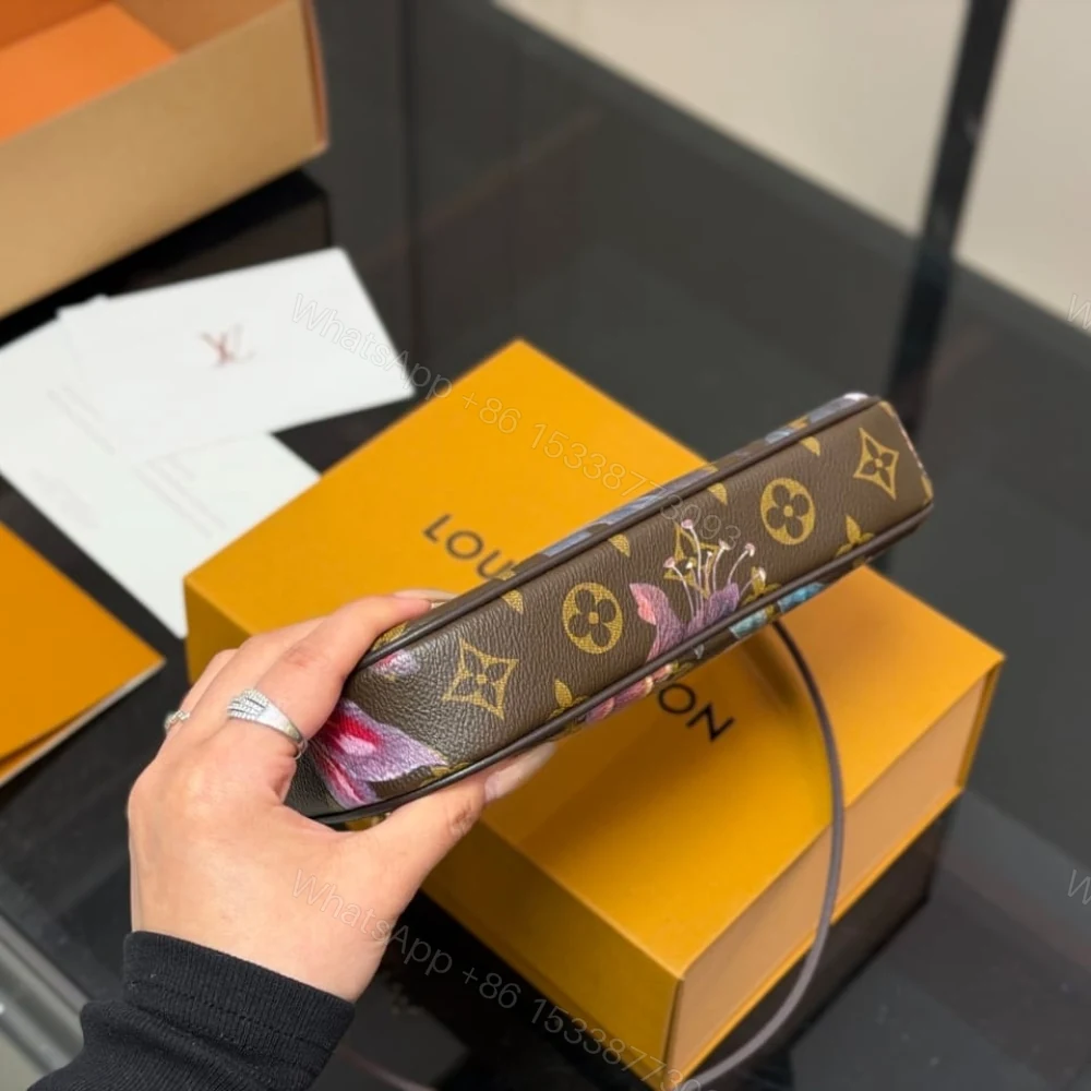 View 7 of Louis Vuitton Pochette Accessoires Monogram Canvas Ebene 22cm M29148